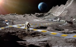 NASA muốn xây đường sắt trên mặt trăng