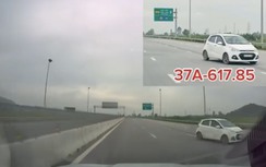Xử lý tài xế chạy ô tô ngược chiều trên cao tốc