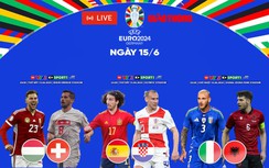 Trực tiếp bóng đá hôm nay, VTV3 trực tiếp EURO 2024 rạng sáng 16/6 nhanh nhất