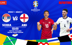 Link xem trực tiếp Serbia vs Anh (2h ngày 17/6), bảng C EURO 2024