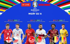 Trực tiếp EURO 2024, VTV3 trực tiếp bóng đá hôm nay 22/6