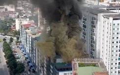 Cháy lớn tại chung cư ở Bắc Ninh do chập điện máy giặt