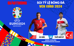 Soi tỷ lệ CH Séc vs Thổ Nhĩ Kỳ (2h ngày 27/6), bảng F EURO 2024