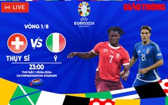 Trực tiếp Thụy Sĩ vs Ý (23h ngày 29/6), vòng 1/8 EURO 2024