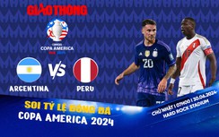 Soi tỷ lệ Argentina vs Peru (7h ngày 30/6), bảng A Copa America 2024.