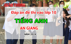 Đáp án đề thi tuyển sinh lớp 10 môn Tiếng Anh An Giang năm 2024