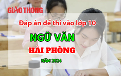 Đáp án đề thi tuyển sinh lớp 10 môn Ngữ văn Hải Phòng năm 2024