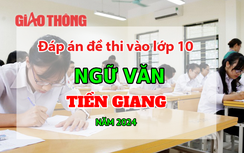 Đáp án đề thi tuyển sinh lớp 10 môn Ngữ văn Tiền Giang năm 2024