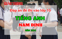 Đáp án đề thi tuyển sinh lớp 10 môn Tiếng Anh Nam Định năm 2024