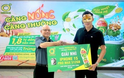 Trúng Iphone 15 Promax nhờ uống Trà Xanh Không Độ