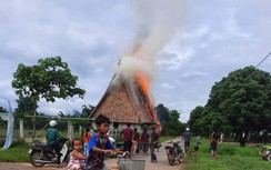 Hé lộ nguyên nhân cháy nhà rông tiền tỷ ở Gia Lai