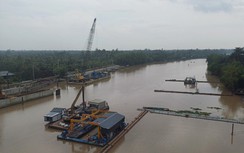 Cống âu ngăn mặn 500 tỷ đồng ở Sóc Trăng thi công đến đâu?