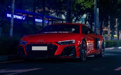 Siêu xe Audi R8 V10 với gói độ độc nhất Việt Nam