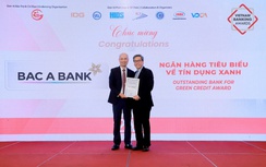 BAC A BANK hai năm liền nhận giải thưởng Ngân hàng tiêu biểu về tín dụng xanh