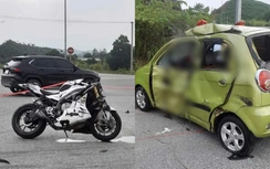 Thêm thông tin về nữ tài xế phóng xe phân khối lớn đâm lật ô tô ở Yên Bái