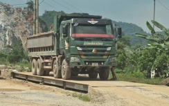 Thái Nguyên: Mỏ đá lắp trạm cân cho có, xe chở quá tải vẫn nườm nượp trên đường