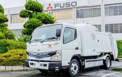 Mitsubishi Fuso trình diễn xe điện chở rác tự động