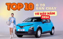 TOP 10 ô tô bán chạy nhất từ đầu năm: VF5 vẫn dẫn đầu