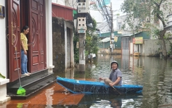 Hải Dương hoạt động trở lại bến xe khách Hải Tân, nhiều tuyến phố vẫn ngập