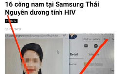 Đăng tin thất thiệt "Nữ công nhân Samsung nhiễm HIV", Facebooker nộp phạt 7,5 triệu