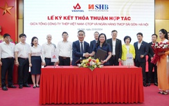 SHB ký kết hợp tác với Tổng công ty Thép Việt Nam