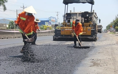 Sửa chữa mặt đường quốc lộ 1 tại nút giao vào cao tốc Phan Thiết - Dầu Giây