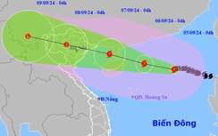 Bão Yagi có thể mạnh lên cấp 16 trong hôm nay