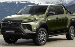 Rò rỉ hình ảnh Toyota Hilux 2026 với vô-lăng mới