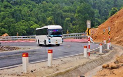 Hoàn thành khắc phục sạt lở đường đèo Khánh Lê trước mùa mưa bão