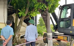 Tháo dỡ công trình vô chủ lấn chiếm hành lang bảo vệ cao tốc ở Hải Phòng