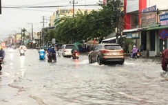 Quảng Ngãi: Mưa lớn gây ngập quốc lộ, sẵn sàng di dời hàng nghìn người dân
