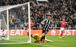 Harvey Barnes tỏa sáng, Newcastle vùi dập Benfica tại Champions League
