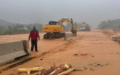 Khẩn trương khắc phục sự cố mưa lũ tại cao tốc La Sơn - Hòa Liên