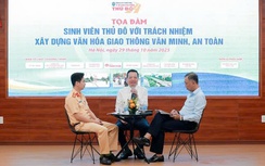 Lan tỏa văn minh giao thông Thủ đô từ cổng trường