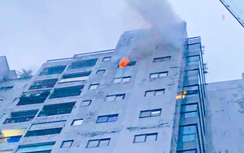 Lửa bùng phát tại chung cư Winhouse Hà Tĩnh lúc rạng sáng, cư dân hoảng hốt tháo chạy