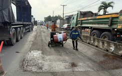 Sửa chữa các điểm hư hỏng nặng trên QL51, tài xế cân nhắc lựa chọn hướng đi