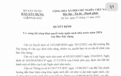 Báo Xây dựng công khai quyết toán ngân sách Nhà nước năm 2024