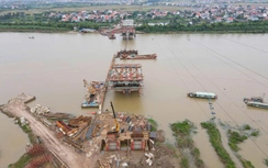 Sau chỉ đạo của Chủ tịch tỉnh Bắc Ninh, cầu gần 2.200 tỷ đồng thi công ra sao?