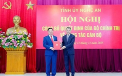 Chủ tịch tỉnh Hưng Yên làm Bí thư Tỉnh ủy Nghệ An