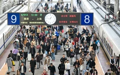 Đường sắt Trung Quốc lập kỷ lục vận tải 3,95 tỷ lượt khách trong 10 tháng