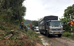 Khắc phục sạt lở, thông xe đường đèo Ngoạn Mục nối Khánh Hòa - Lâm Đồng