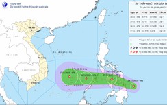 Hình thành áp thấp nhiệt đới gần Biển Đông
