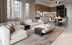 Tăng tính kết nối với không gian phòng khách mở