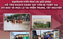 Agribank tiếp tục giảm lãi suất cho vay hỗ trợ khách hàng bị thiệt hại do bão lũ