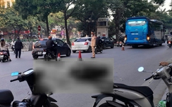 Hà Nội: Ô tô khách va chạm xe máy ở Kim Ngưu, một cô gái tử vong