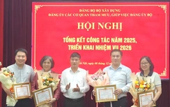 Đảng ủy các Cơ quan tham mưu, giúp việc Đảng ủy Bộ Xây dựng triển khai nhiệm vụ năm 2026