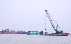 Gấp rút nạo vét luồng Lạch Huyện, đảm bảo độ sâu cho tàu lớn vào cảng