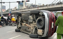 Vụ ô tô Santa Fe lật ở Ngã Tư Sở: Tài xế dương tính với chất ma túy