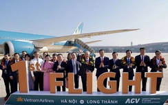 Vietnam Airlines thực hiện chuyến bay chở khách đầu tiên tại sân bay Long Thành