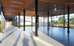 Cận cảnh điểm dừng xe đầu tiên trên cao tốc Đà Nẵng - Quảng Ngãi